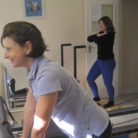 AC Pilate's clients using the studio